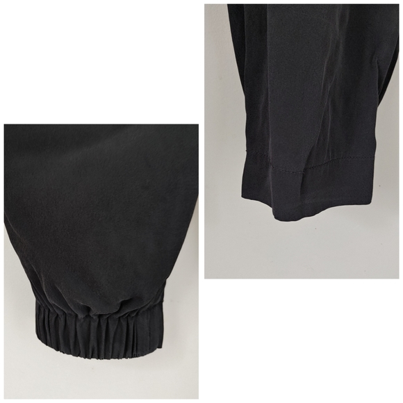 Kit and Ace Silk Easy Breezy Stretch Jogger Pants Size 4 Black - Picture 15 of 15